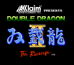 Double Dragon II - The Revenge (USA) (Rev 1)|姆克游戏