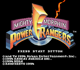 Mighty Morphin Power Rangers (Europe)|姆克游戏